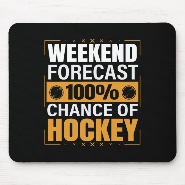 Roligt Hockey Älskare Helg prognoschance of Hocke Musmatta (Framsidan)