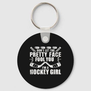Roligt Hockey Art for Women Girls Hockey Player Sp Nyckelring