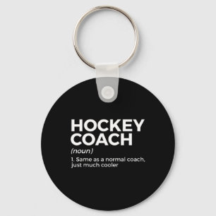 Roligt Hockey Coach Definition Nyckelring