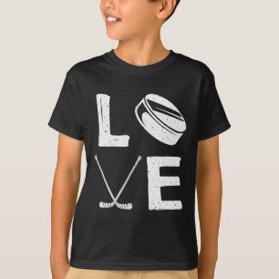 Roligt Hockey Design För barn Manar Women Ice Hock T Shirt