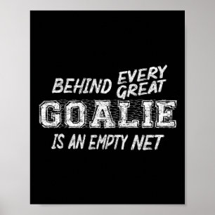 Roligt hockey Ice Hockey Älskare Coach Poster