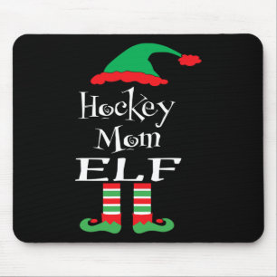Roligt Hockey Mamma Elf Julafton Familj Match Wome Musmatta