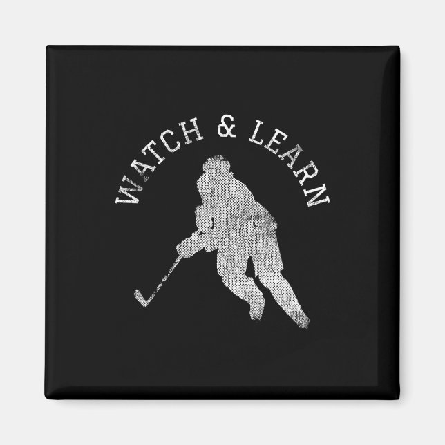 Roligt Hockey Player Expertise Bragging Magnet (Framsidan)
