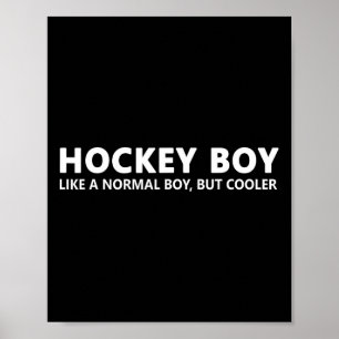 Roligt Hockey Son Ice Hockey Boy Poster