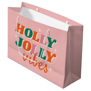 Roligt Holly Jolly Vibes juldesign