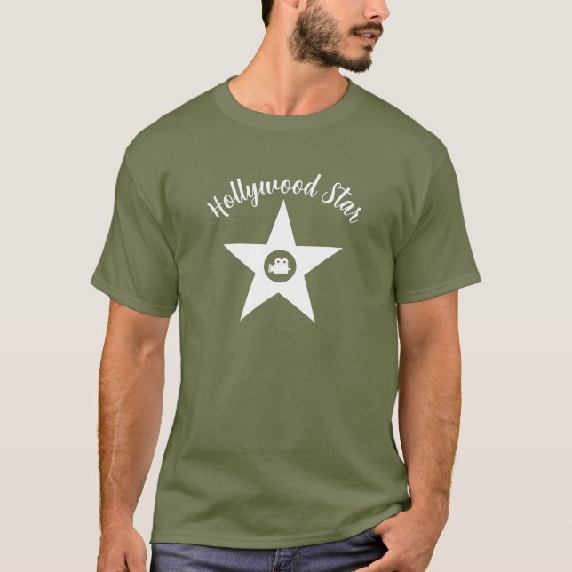 Roligt Hollywood Star Shirt T (Framsida)