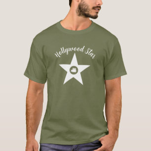 Roligt Hollywood Star Shirt T Shirt