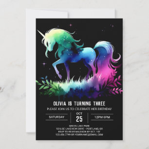 Roligt Horse Birthday Inbjudningar