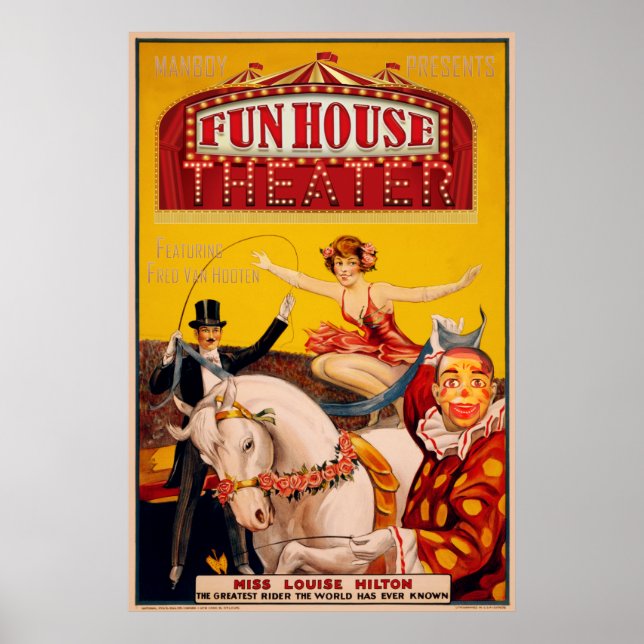 Roligt House Theater Poster (Framsidan)