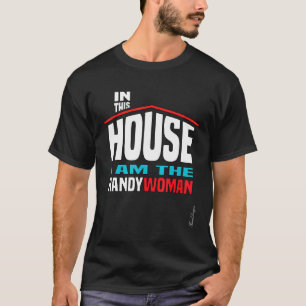 Roligt House Women Professor Builder Proud Handyma T Shirt