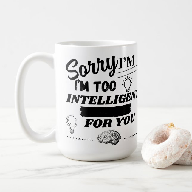 Roligt Humor Citat Funny Coffee Mugg (Med munk)