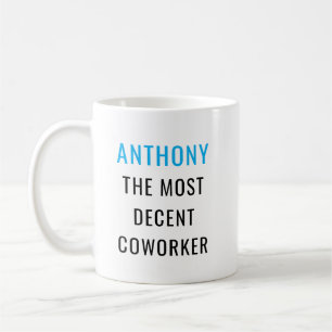 Roligt Humor World's Okayest Coworking Anpassnings Kaffemugg