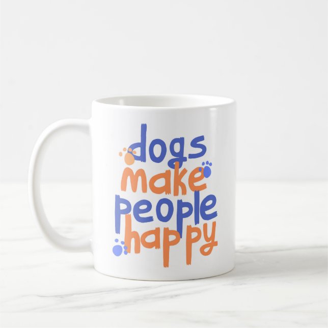 Roligt Hund älskare Kaffemugg (Vänster)