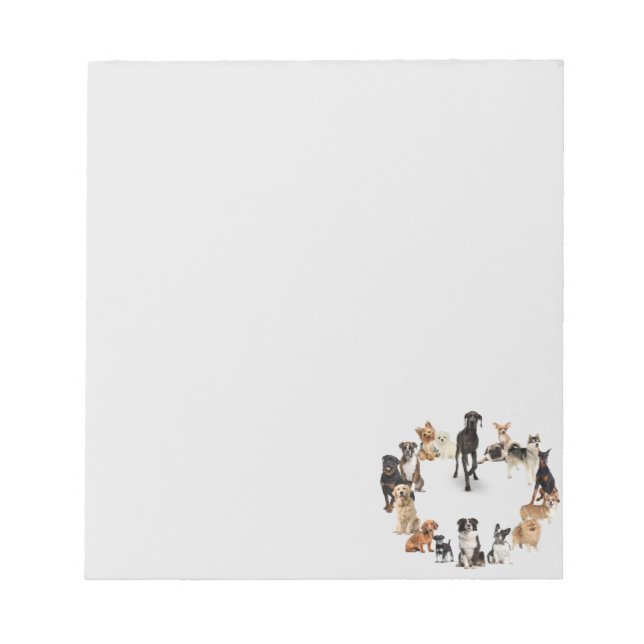 Roligt Hund aveln Pet Animals Hund Anteckningsblock (Framsida)