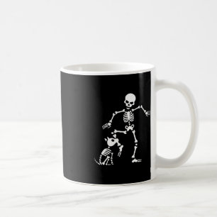 Roligt Hund som ben Costume Halloween Kaffemugg