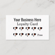 Roligt Hund Walking Business Loyalty Card