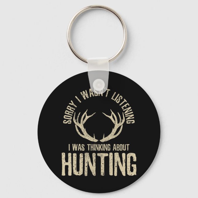Roligt Hunter Quote Sayed Hjort Venison Elk Hunter Nyckelring (Framsida)