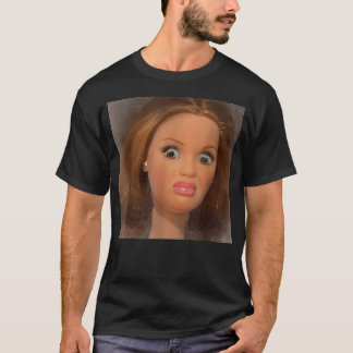 Roligt Hysteriskt Äckligt Dockansikte T Shirt