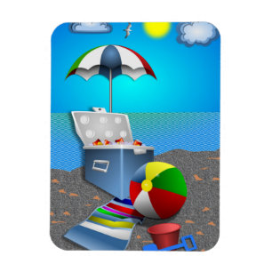 ROLIGT I BEACH MAGNET