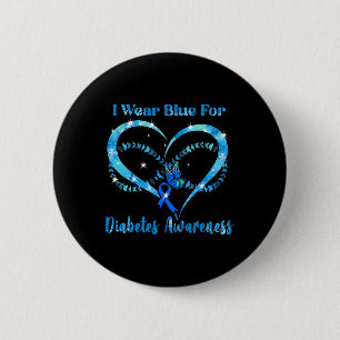 Roligt I Blå Bära Diabetes Awareness Mors dag Ch Knapp
