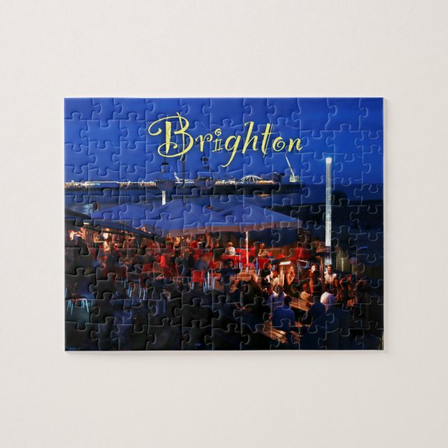 Roligt i Brighton! Pussel (Horisontell)