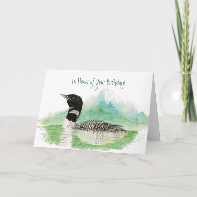 Roligt i hedern av din födelsedag som fiskar kort (Framsida)