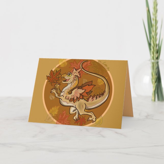 Roligt i Löv-draken Kort (Framsida)