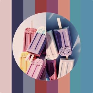 Roligt I Modern Ice Cream Split Vykort