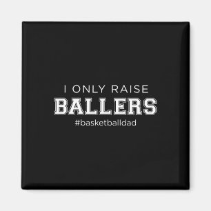 Roligt I Raise Ballers Pappa Basketball Coach Spor Magnet