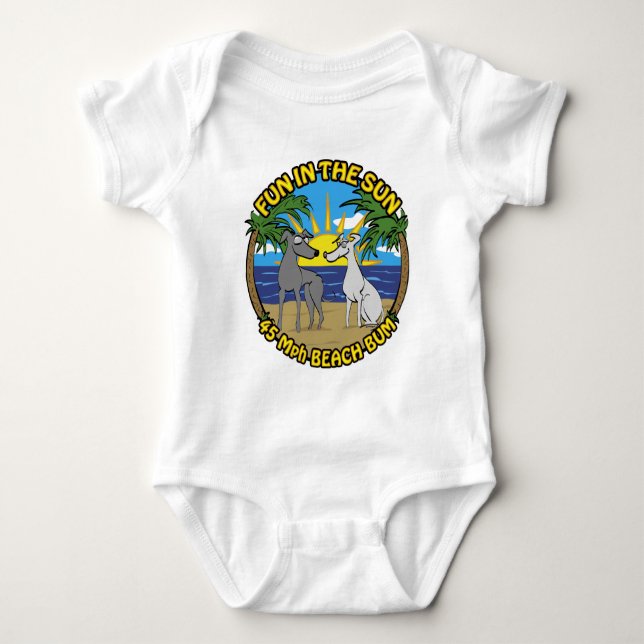 ROLIGT I SOL 45 Mph BEACH BUM T Shirt (Framsida)