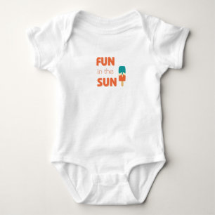 roligt i sol-Baby-kostymer och One-Biet T Shirt