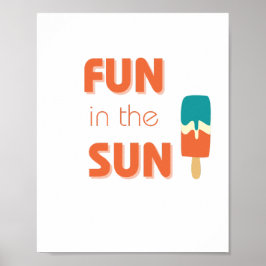 roligt i sol Poster och utskrift