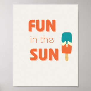 roligt i sol Poster och utskrift