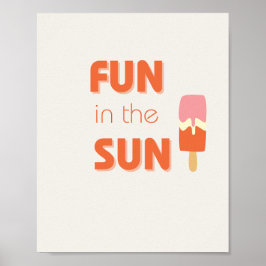 roligt i sol Poster och utskrift