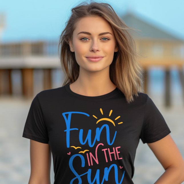 "Roligt i Sol" Sommarvibes T Shirt (Skapare uppladdad)