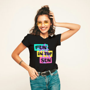 Roligt i Sol T-Shirt - Färgfull sommartid Handflat