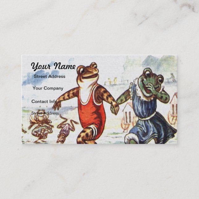 Roligt i solen visitkort (Framsida)