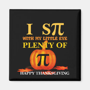 Roligt I SPY PUMPKIN PAJ Thanksgiving Magnet