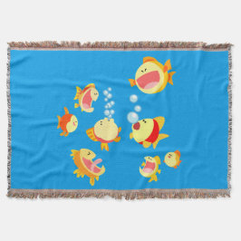 Roligt i Tanken Fisk (Tecknad Fisk) genom att vrid Filt