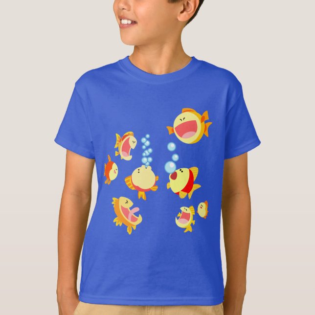 Roligt i tecknaden Fish Tank Children T-Shirt (Framsida)