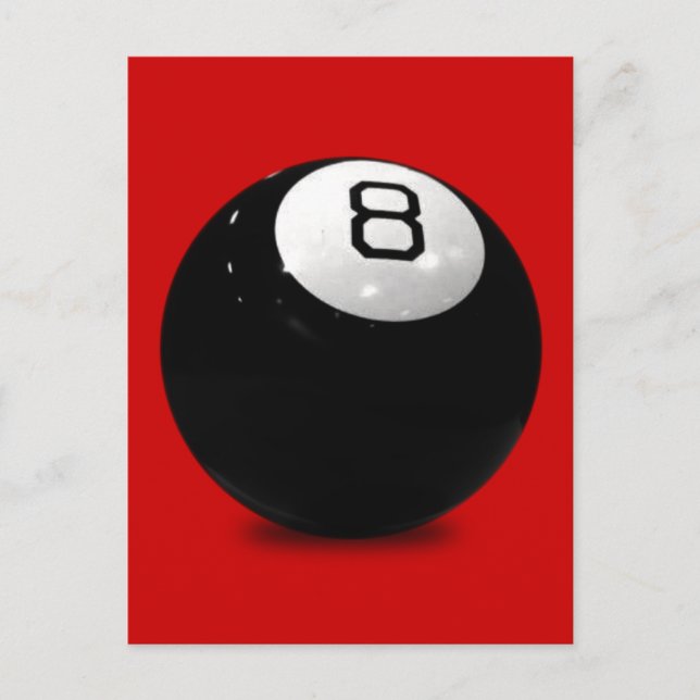 ROLIGT-ICON LOGOTYP BLACK WHIT FÖR QUEBALL BASSÄNG VYKORT (Framsida)