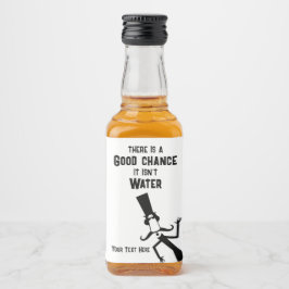 Roligt Illustration Quote - Liquor Label Set Spritflaskor Etikett