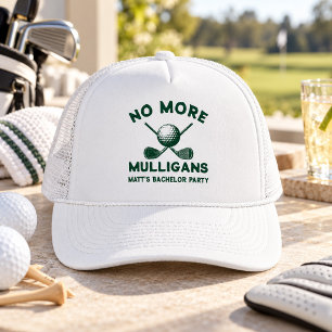 Roligt “Inga fler Mulligans” Golf Svägersfest Keps