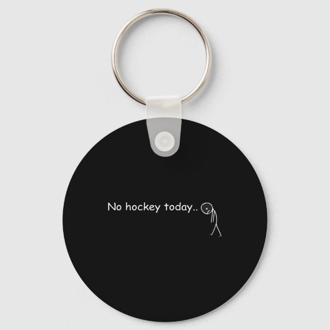 Roligt Ingen Hockey Idag _5  Nyckelring (Framsida)