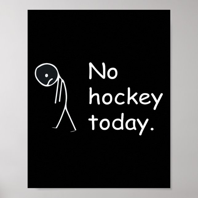 Roligt Inget Hockey Idag!  Poster (Framsidan)