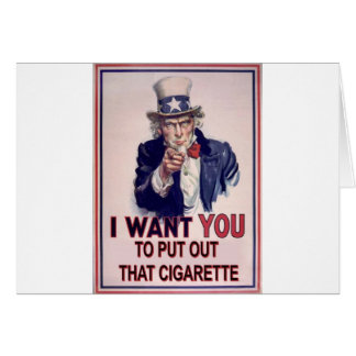 roligt inget - röka underteckna hälsningskort