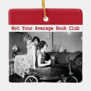 Roligt inte dina genomsnittliga julgransprydnad keramik