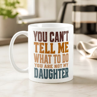 Roligt Inte Min Dotter Kaffemugg