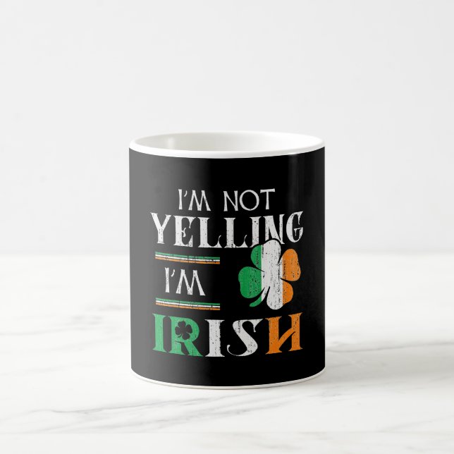 Roligt inte Yelling Jag är Irish Matching St Patri Kaffemugg (Center)