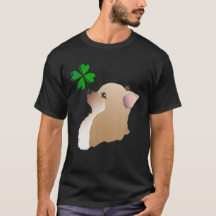 Roligt Irish Outfit Chihuahua Hundägare St Patrick T Shirt